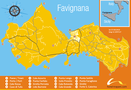 Mappa Favignana