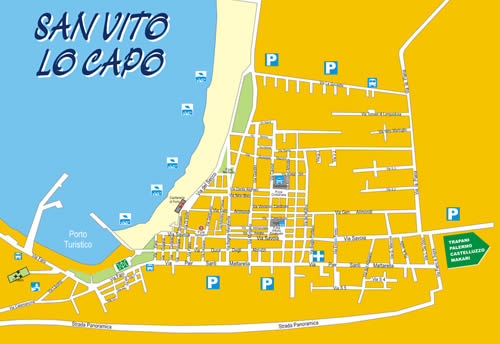 Mappa San Vito lo Capo