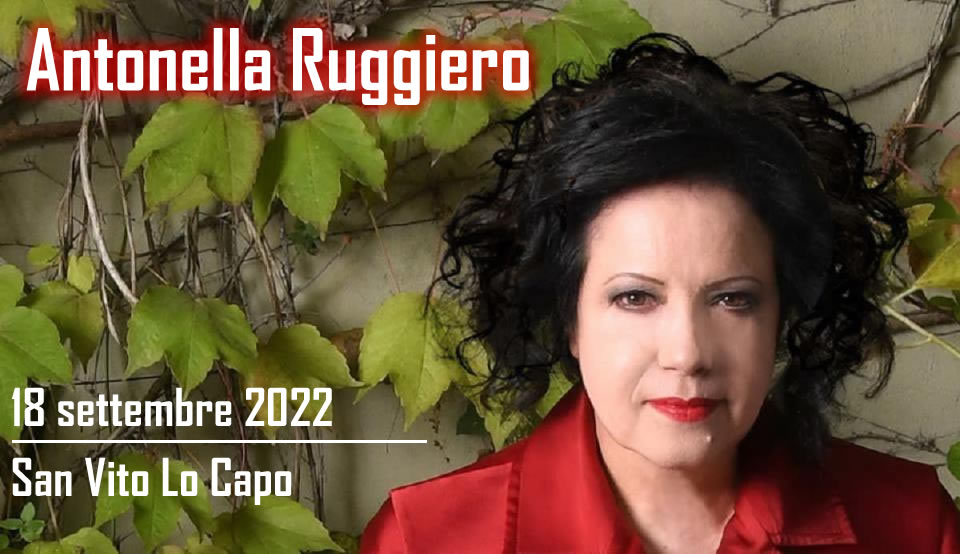 Antonella Ruggiero will perform in San Vito Lo Capo