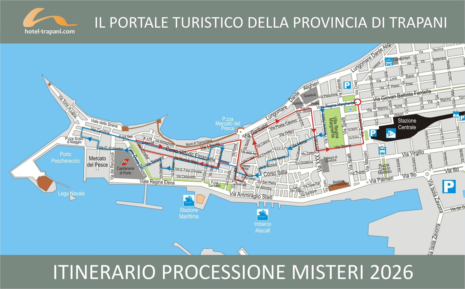 Itinerario misteri di Trapani 2026