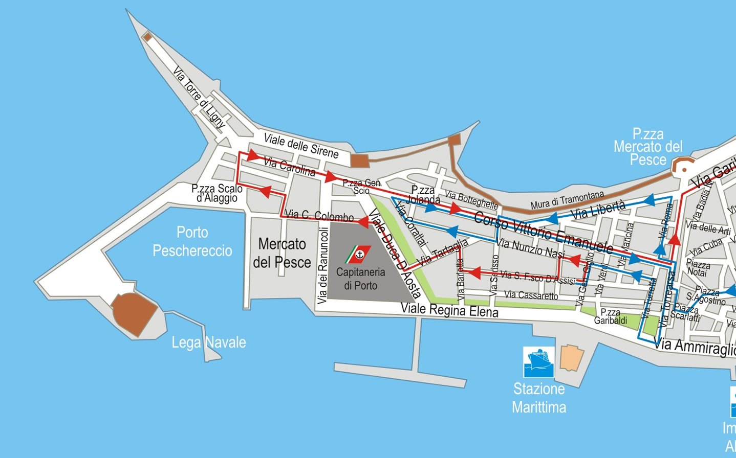 Itinerary and route of the Mysteries of Trapani 2024